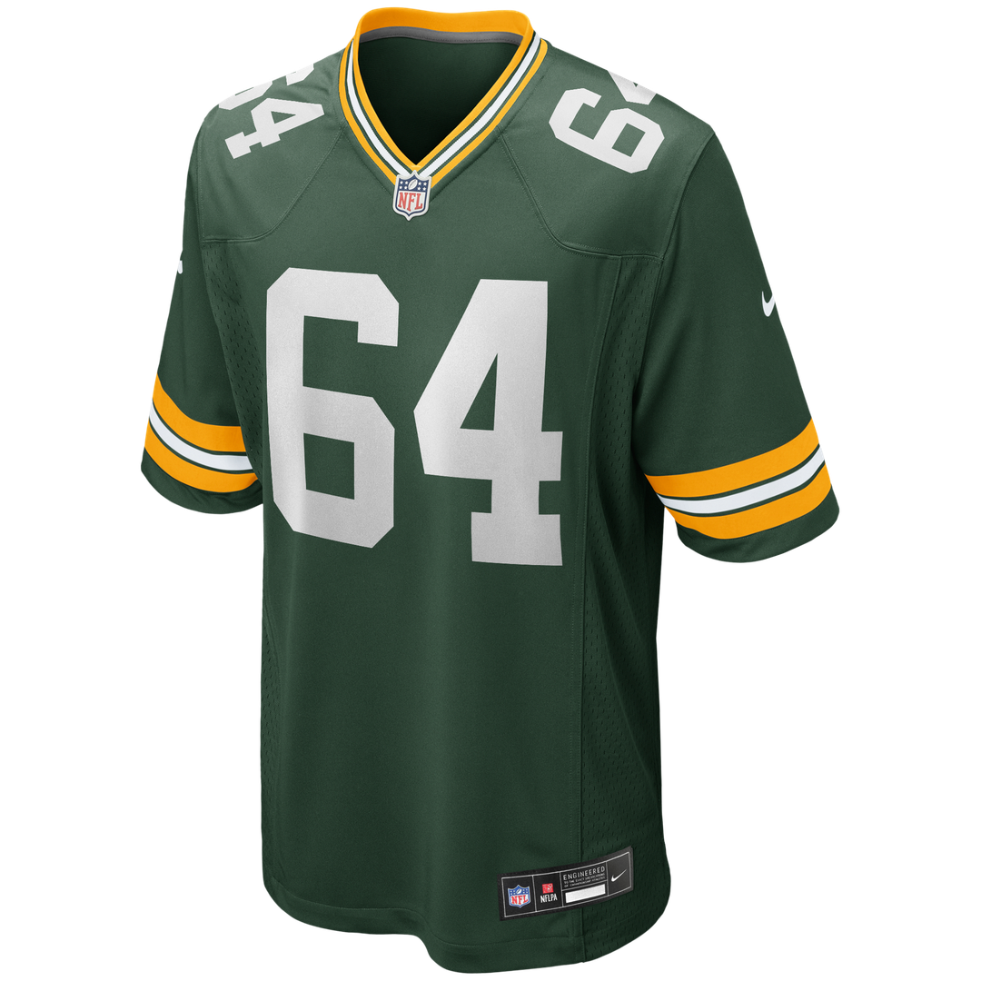 Green Bay Packers Jerry Kramer Nike Green Retired Player Game Jersey