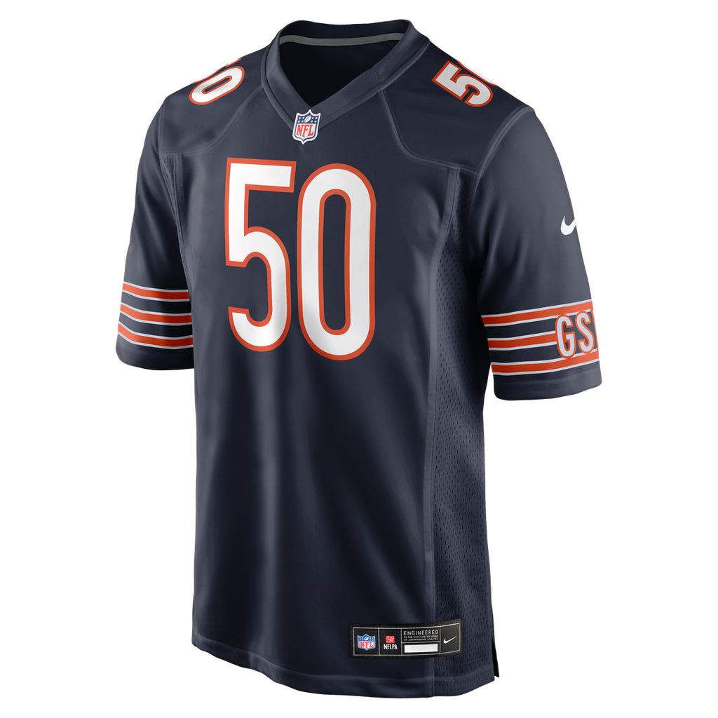 Chicago Bears Grady Jarrett Nike Navy Game Jersey