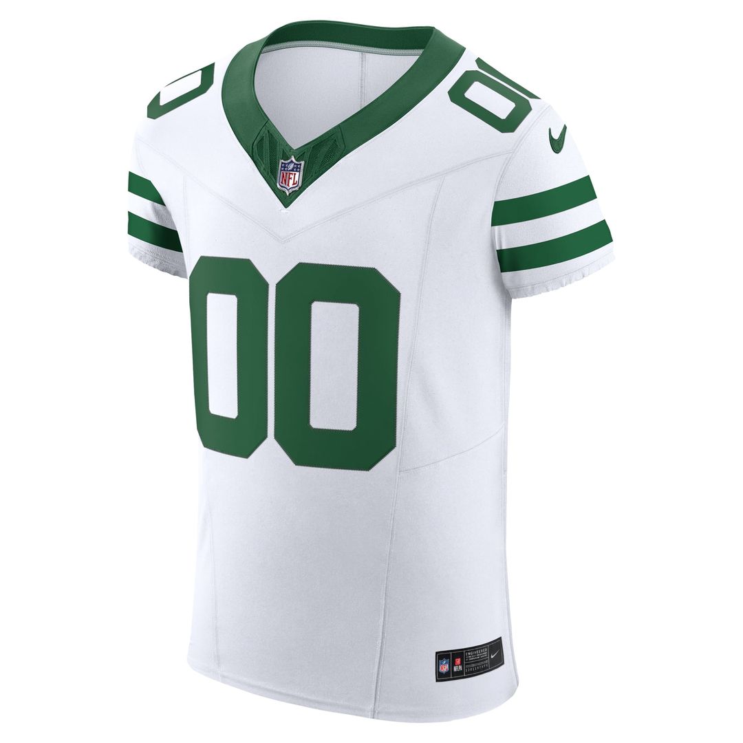 New York Jets Nike White Vapor FUSE Elite Custom Jersey