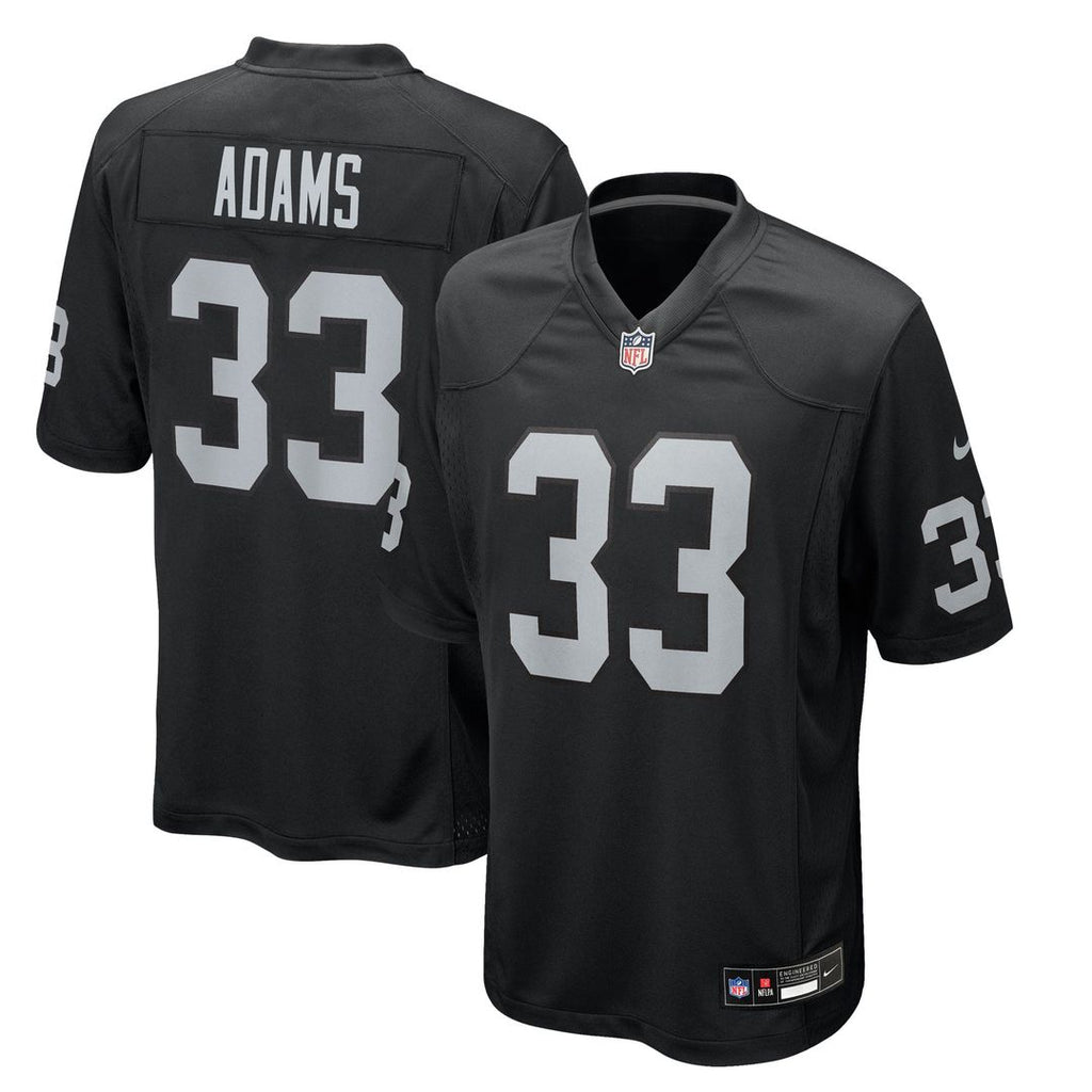 Las Vegas Raiders Jamal Adams Nike Black Game Jersey