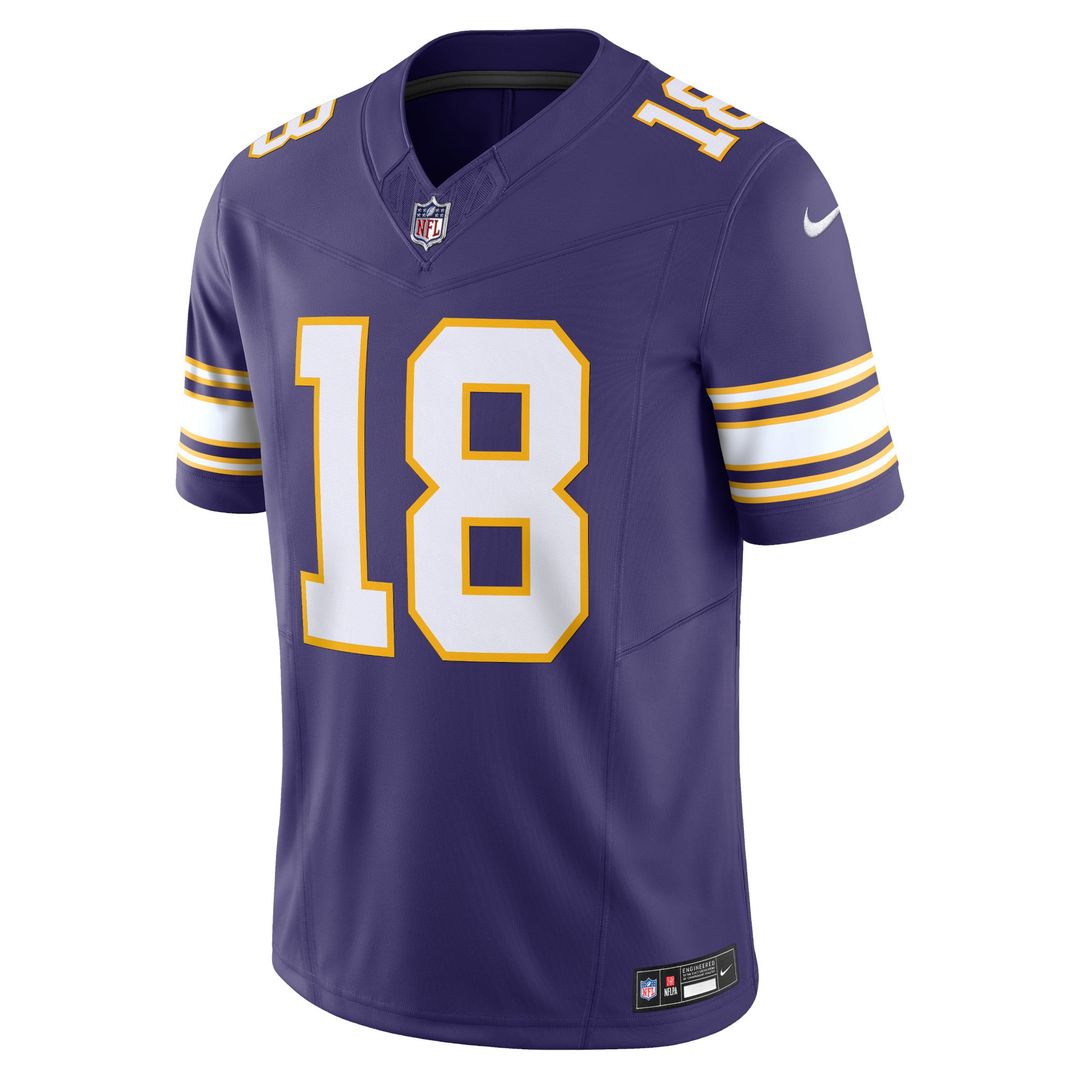 Minnesota Vikings Justin Jefferson Nike Purple Vapor FUSE Limited Jersey