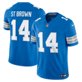 Detroit Lions Amon - Ra St. Brown Nike Blue Team Vapor FUSE Stitched Limited Jersey