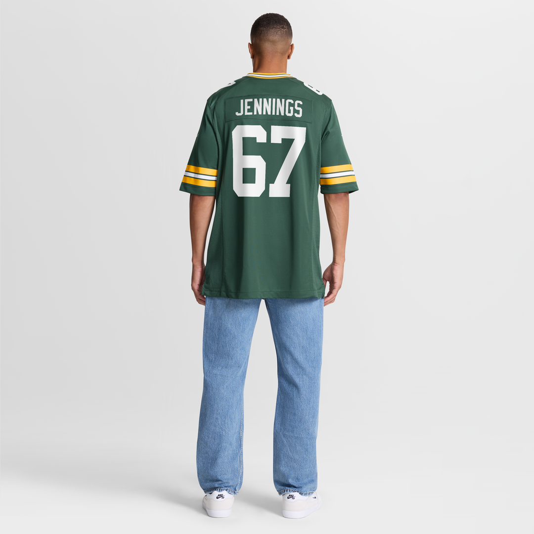 Green Bay Packers Donovan Jennings Nike Green Game Jersey