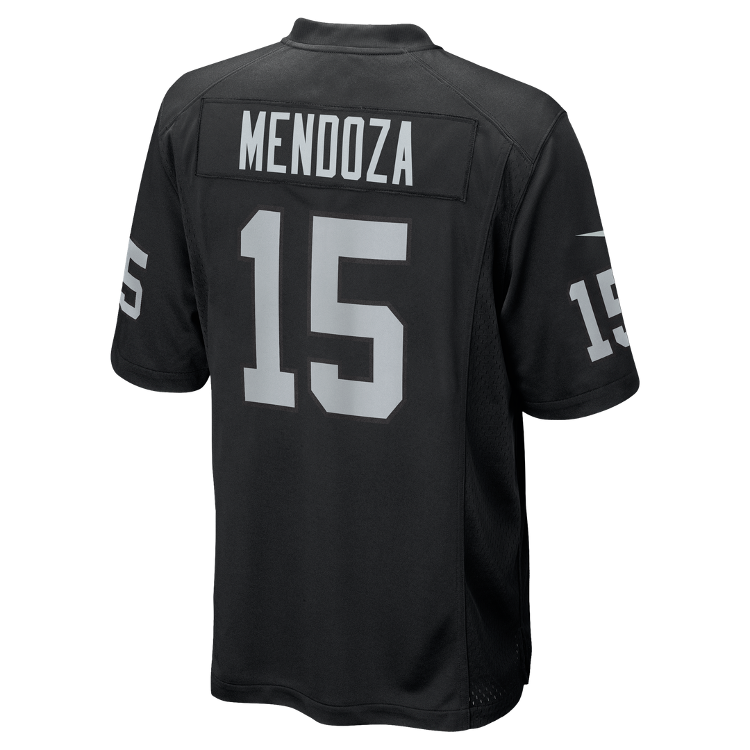 Las Vegas Raiders Fernando Mendoza Nike Black Game Jersey