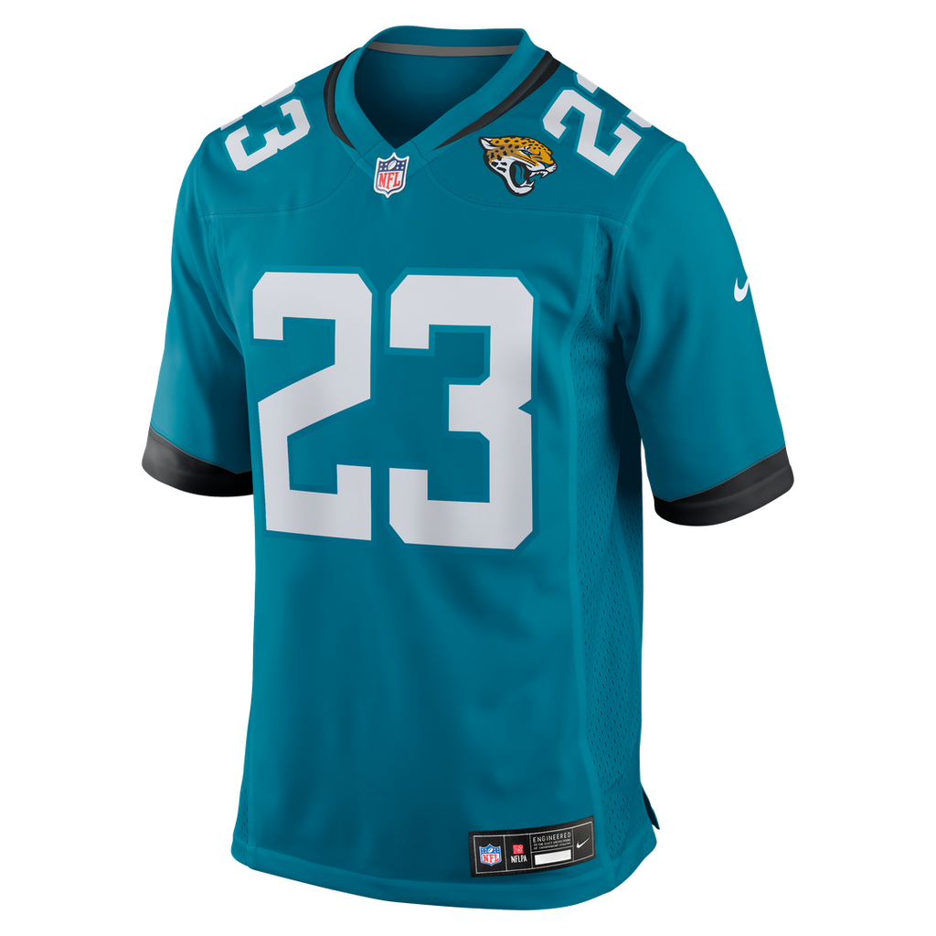 Jacksonville Jaguars Foyesade Oluokun Nike Teal Game Jersey