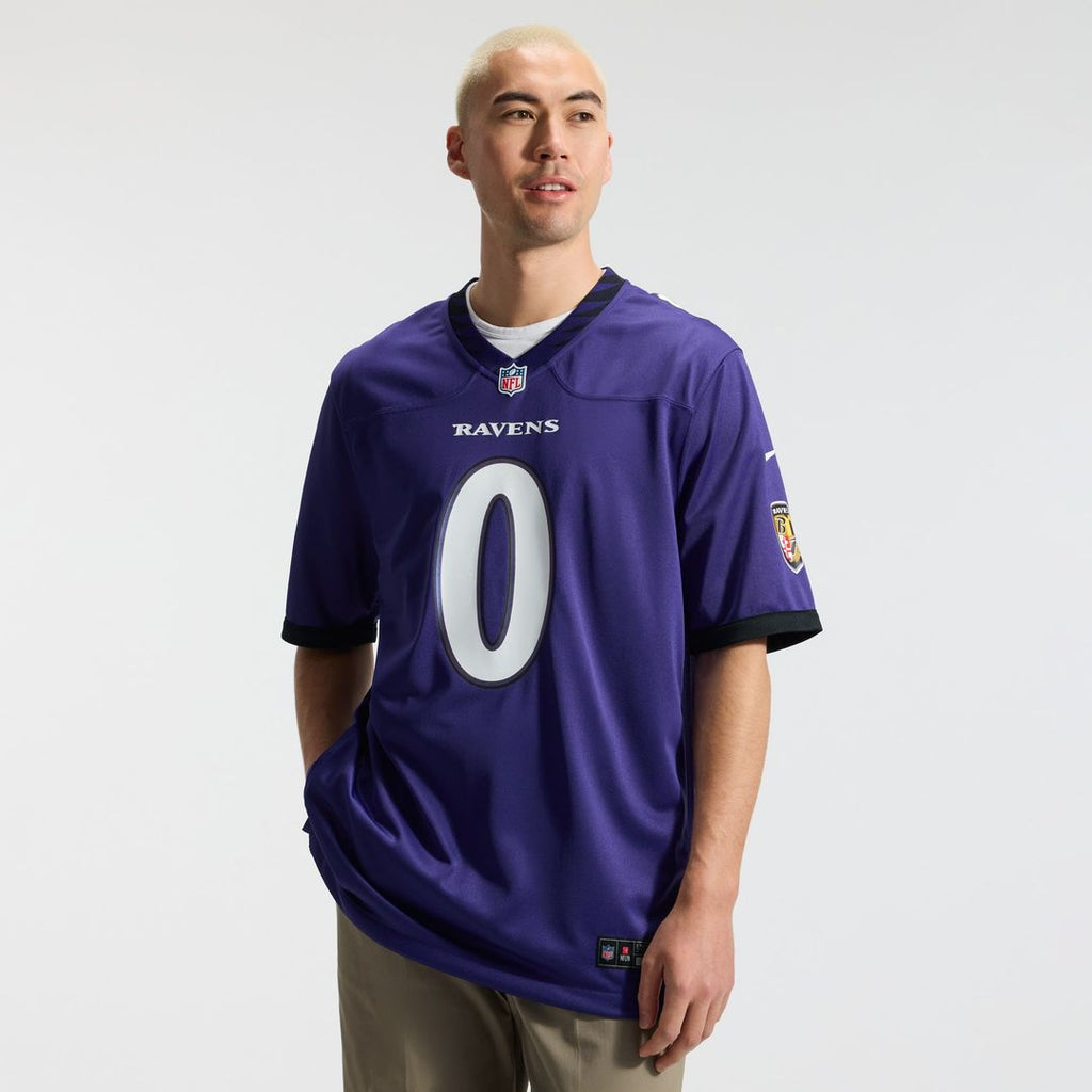 Baltimore Ravens Roquan Smith Nike Purple Game Jersey
