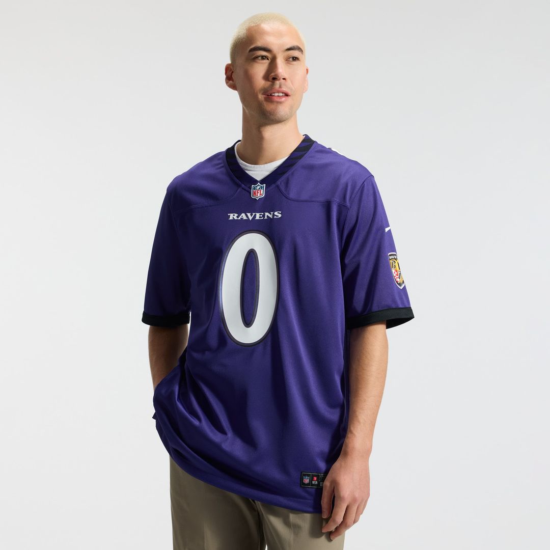 Baltimore Ravens Roquan Smith Nike Purple Game Jersey