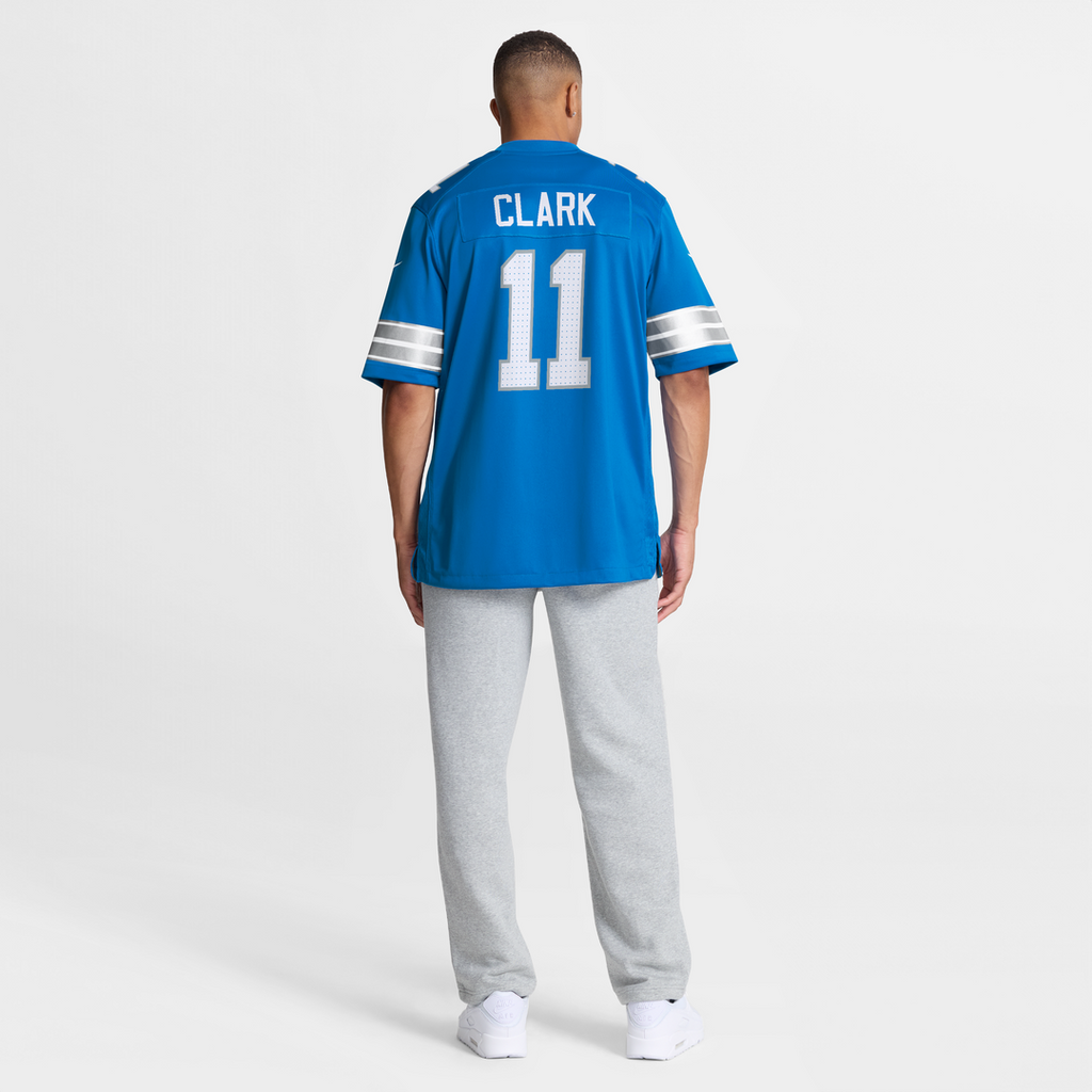 Detroit Lions Damone Clark Nike Blue Game Jersey