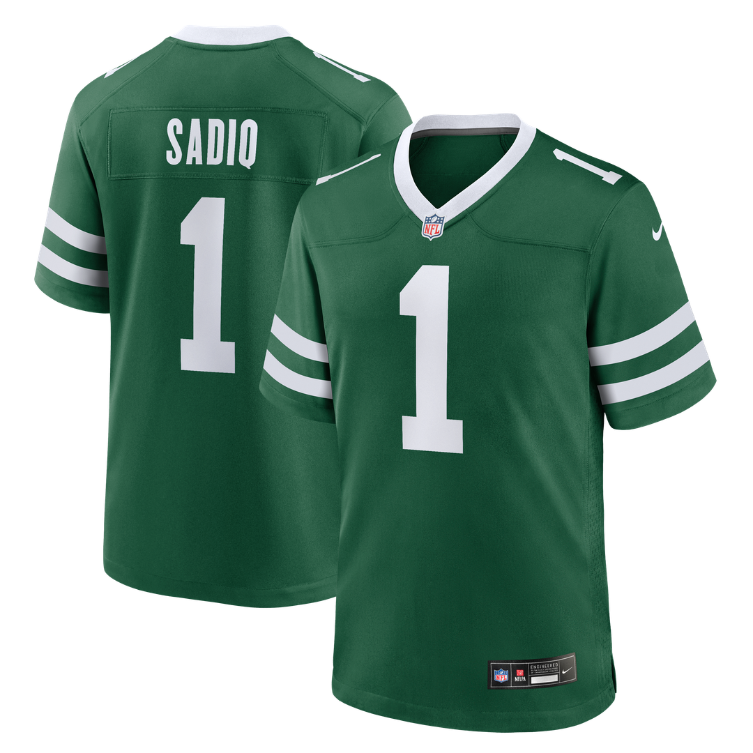 New York Jets Kenyon Sadiq Nike Green Game Jersey