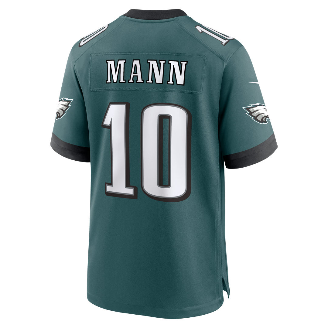 Philadelphia Eagles Braden Mann Nike Midnight Green Game Jersey