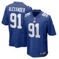 New York Giants Darius Alexander Nike Royal Game Jersey