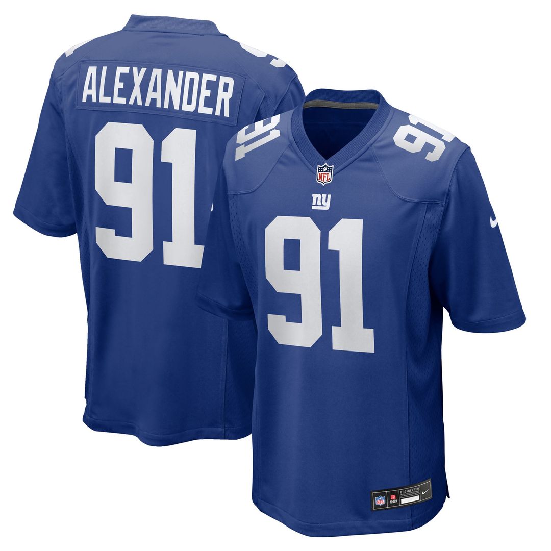 New York Giants Darius Alexander Nike Royal Game Jersey