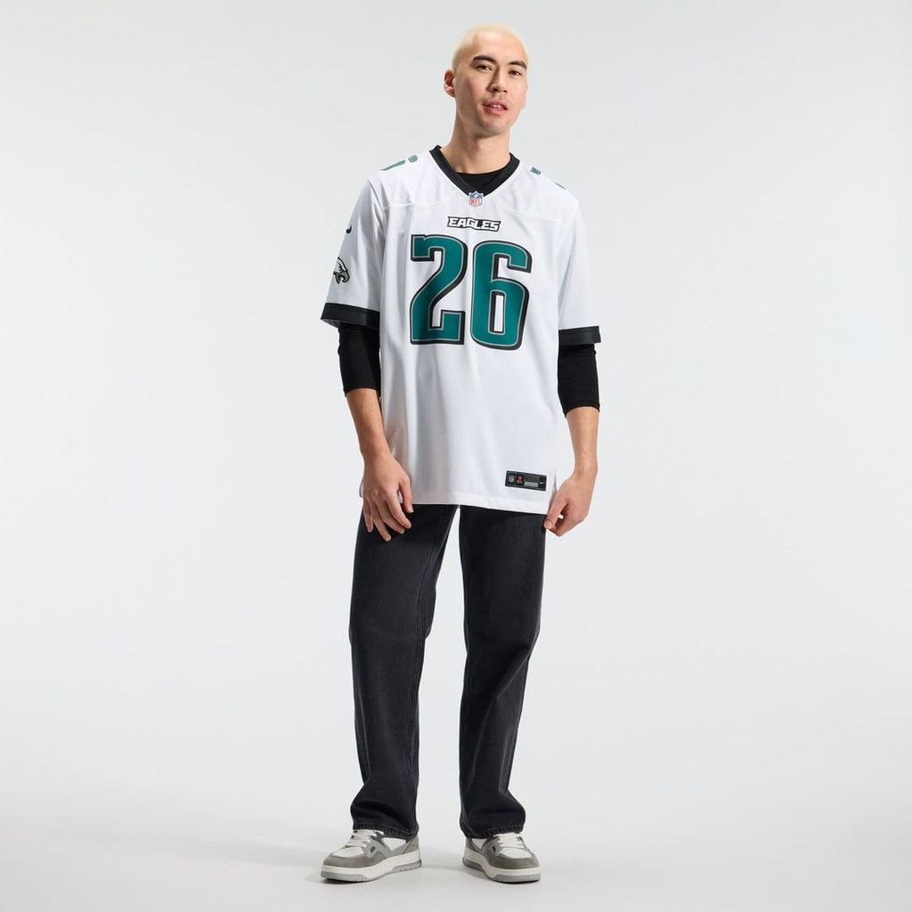 Philadelphia Eagles Saquon Barkley Nike Midnight Green Game Jersey