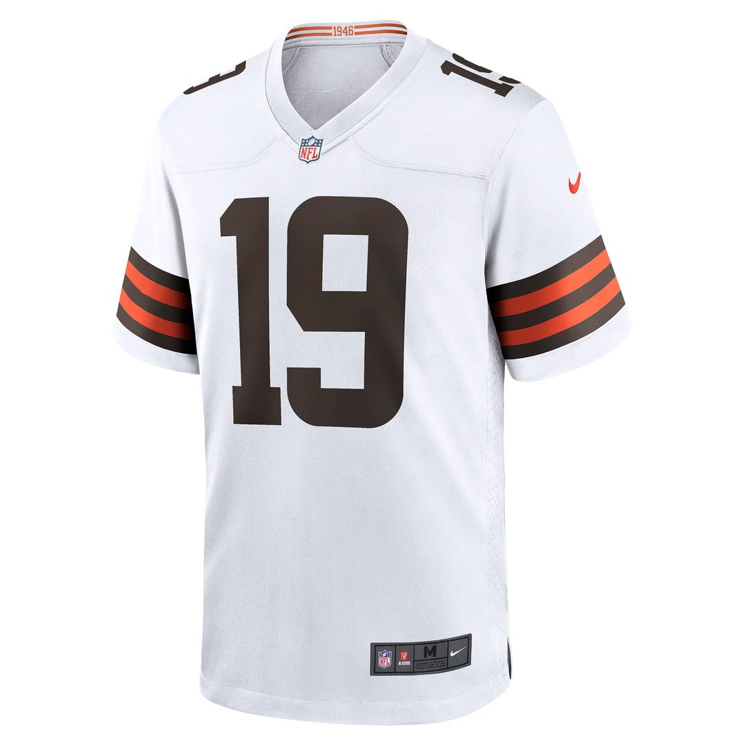 Cleveland Browns Bernie Kosar Nike White Retired Game Jersey