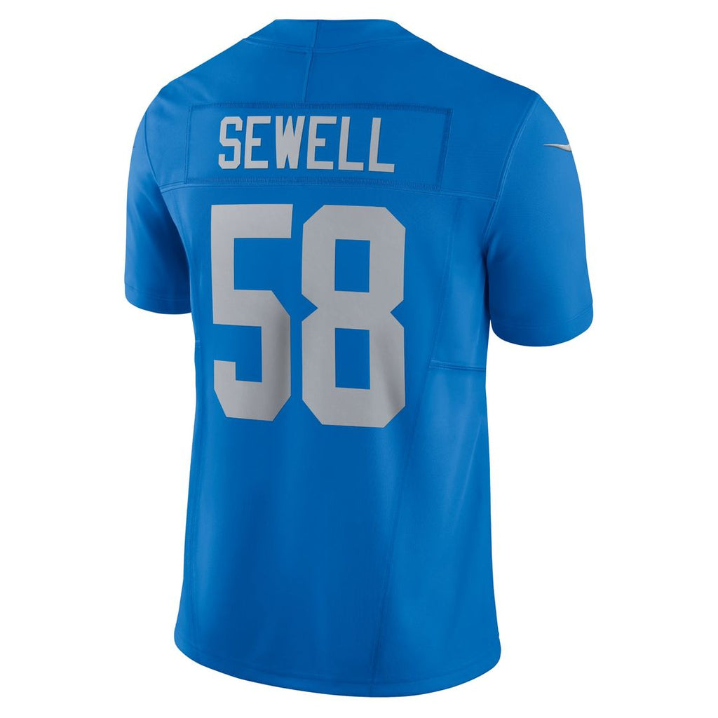 Detroit Lions Penei Sewell Nike Blue Vapor FUSE Alternate Limited Jersey