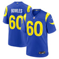 Los Angeles Rams Wyatt Bowles Nike Royal Game Jersey