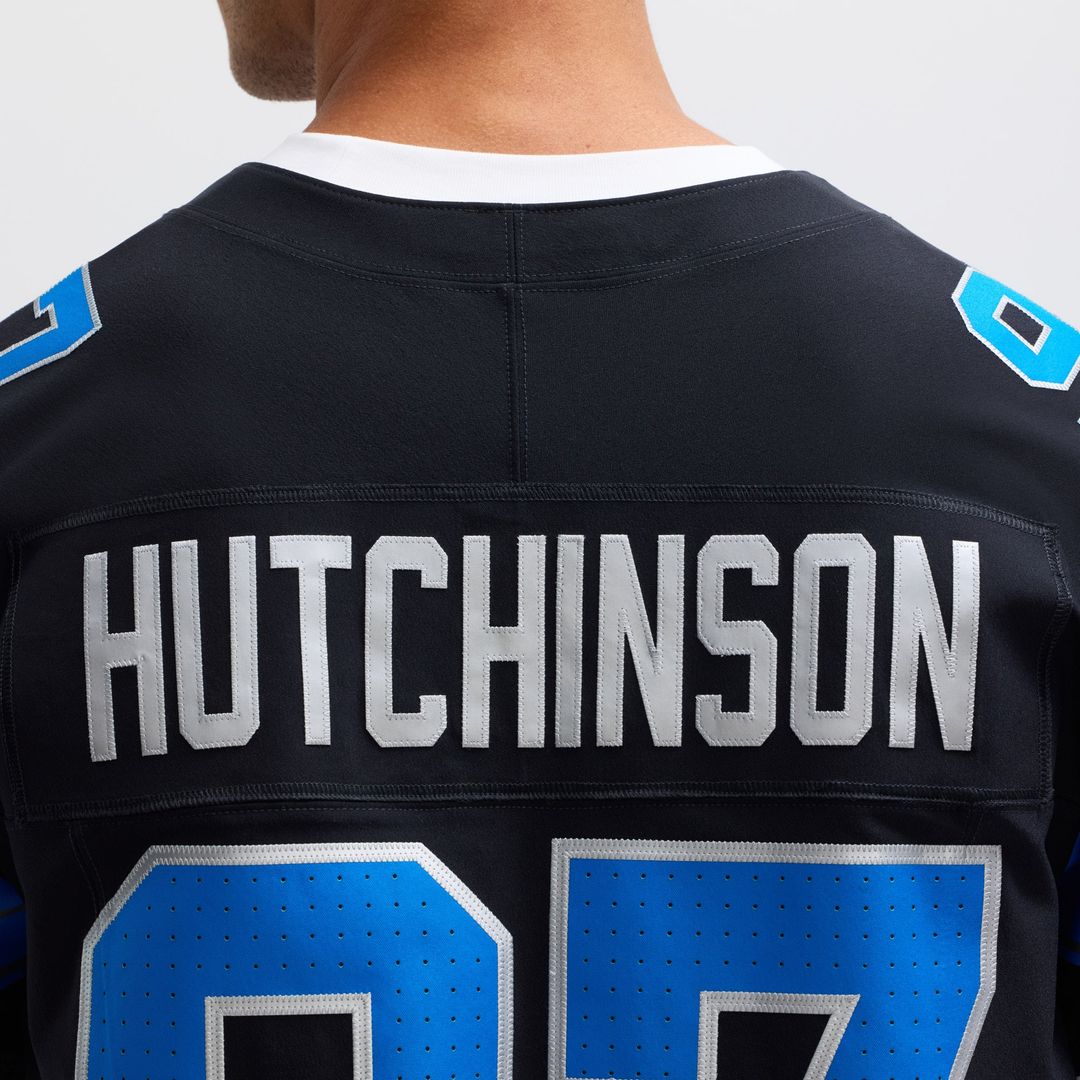 Detroit Lions Aidan Hutchinson Nike Black Alternate Vapor FUSE Elite Jersey