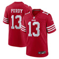 San Francisco 49ers Brock Purdy Nike Scarlet Game Jersey