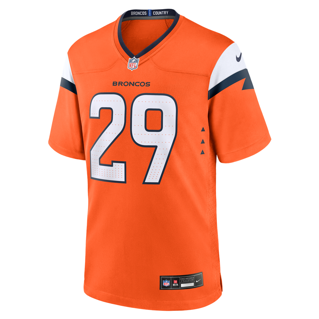 Denver Broncos Ja'Quan McMillian Nike Orange Game Jersey