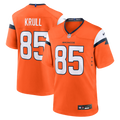 Denver Broncos Lucas Krull Nike Orange Game Jersey
