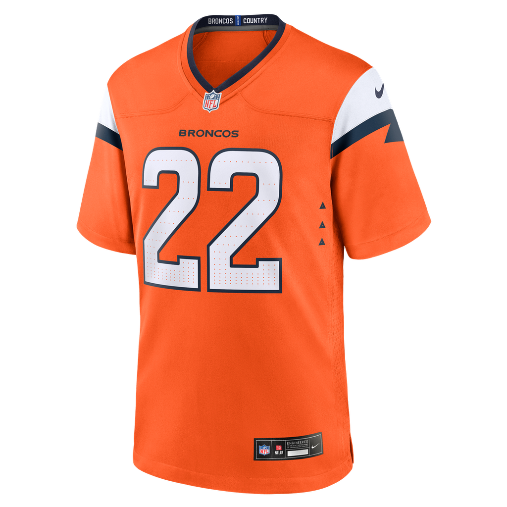 Denver Broncos Brandon Jones Nike Orange Game Jersey