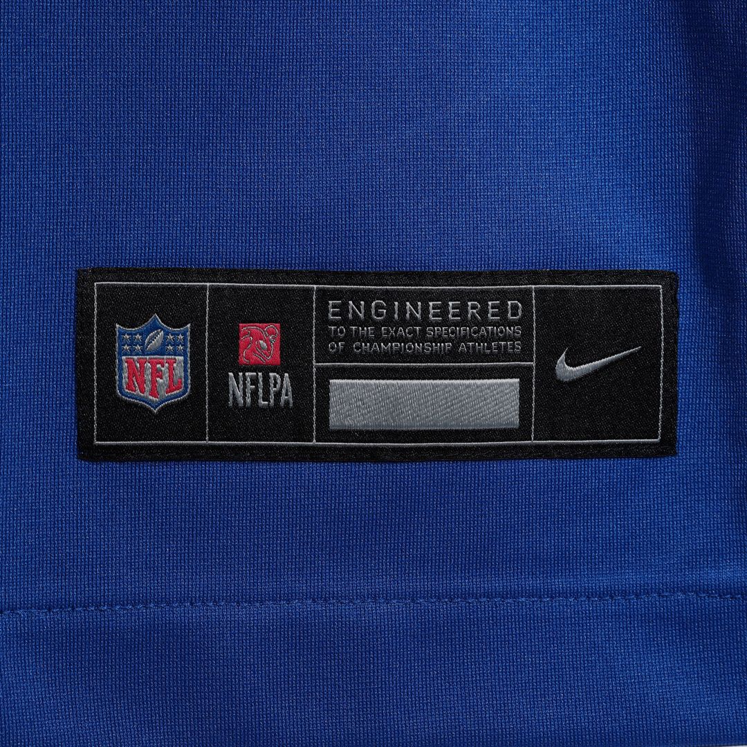 New York Giants Number 1 Groom Nike Royal Game Jersey