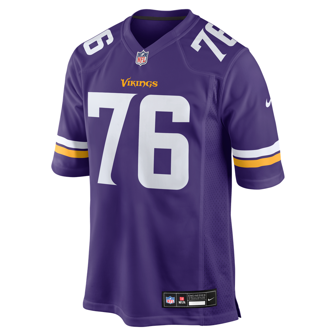 Minnesota Vikings Will Fries Nike Purple Game Jersey