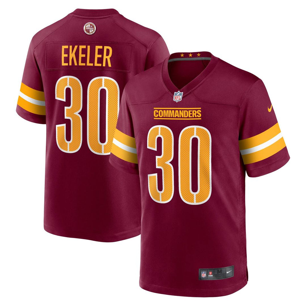 Washington Commanders Austin Ekeler Nike Burgundy Game Jersey