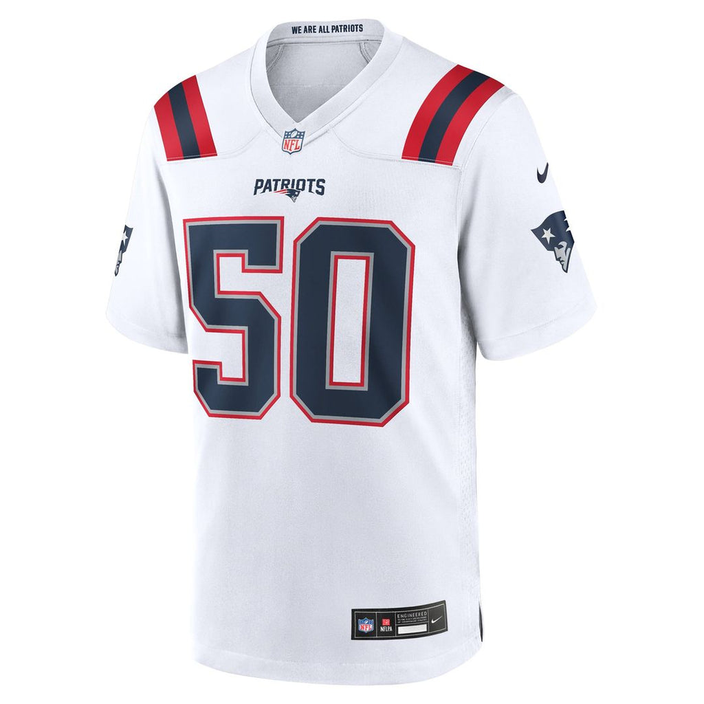 New England Patriots Mike Vrabel Nike White Retired Game Jersey