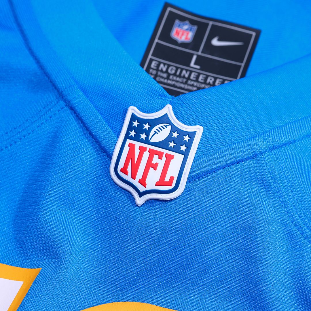 Los Angeles Chargers Nick Barrett Nike Powder Blue Game Jersey