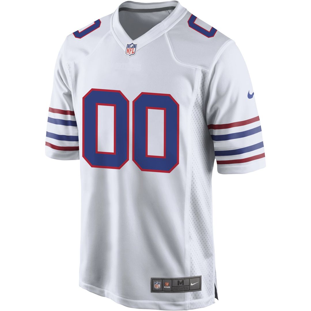 Buffalo Bills Nike White Alternate Custom Jersey