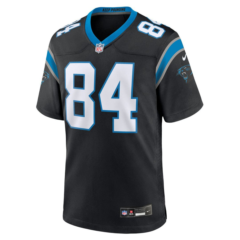 Carolina Panthers Mitchell Evans Nike Black Game Jersey