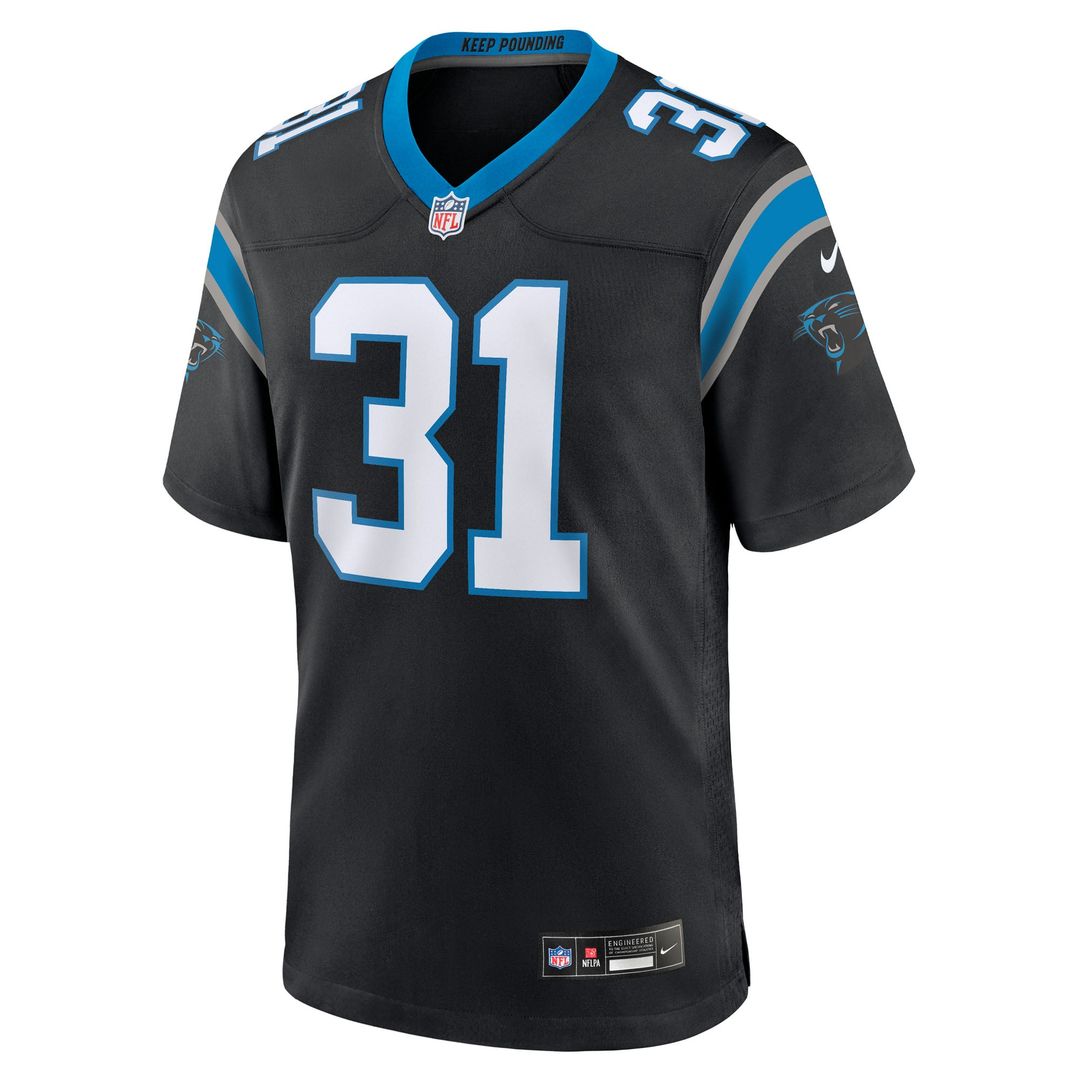 Carolina Panthers Corey Thornton Nike Black Game Jersey