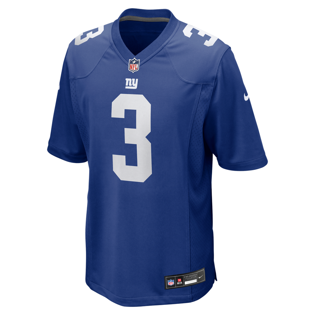 New York Giants Abdul Carter Nike Royal Game Jersey