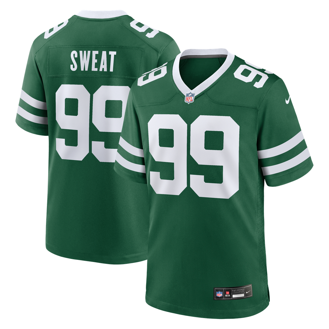 New York Jets T'Vondre Sweat Nike Legacy Green Game Jersey