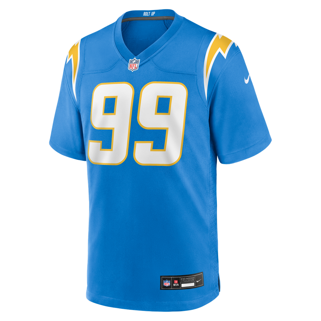 Los Angeles Chargers Jamaree Caldwell Nike Powder Blue Game Jersey