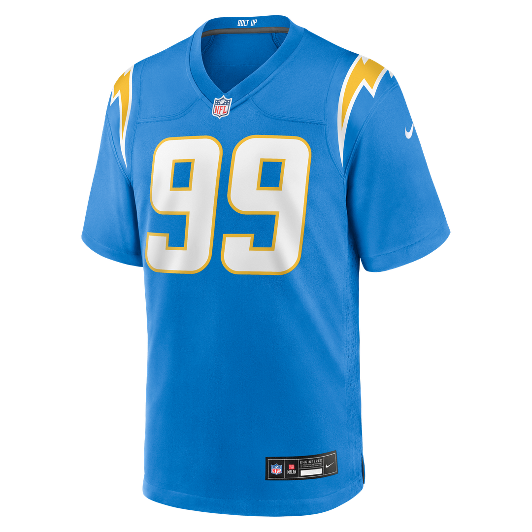 Los Angeles Chargers Jamaree Caldwell Nike Powder Blue Game Jersey