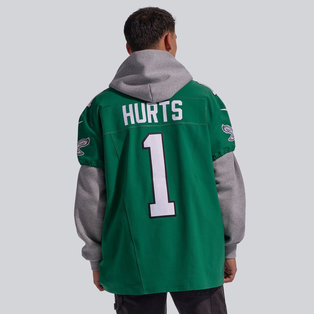 Philadelphia Eagles Jalen Hurts Nike Kelly Green Alternate Vapor FUSE Elite Jersey