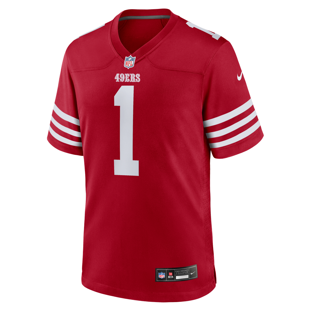 San Francisco 49ers Ricky Pearsall Nike Scarlet Game Jersey