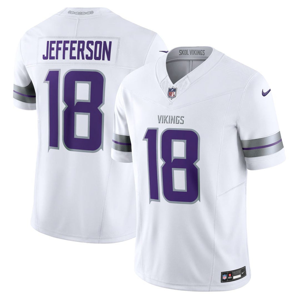 Minnesota Vikings Justin Jefferson Nike White Alternate Vapor FUSE Limited Jersey