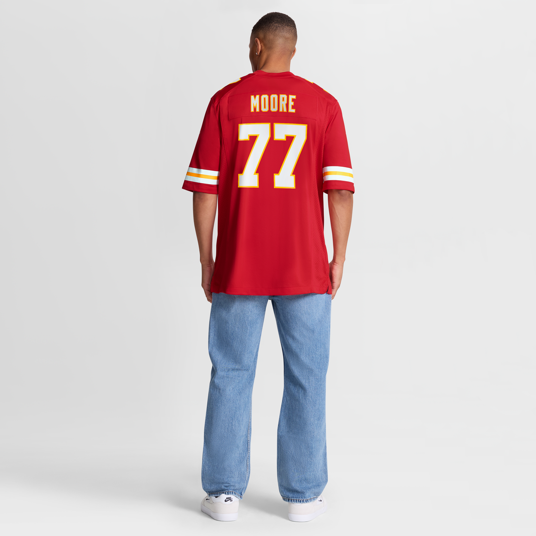 Kansas City Chiefs Jaylon Moore Nike Red Game Jersey