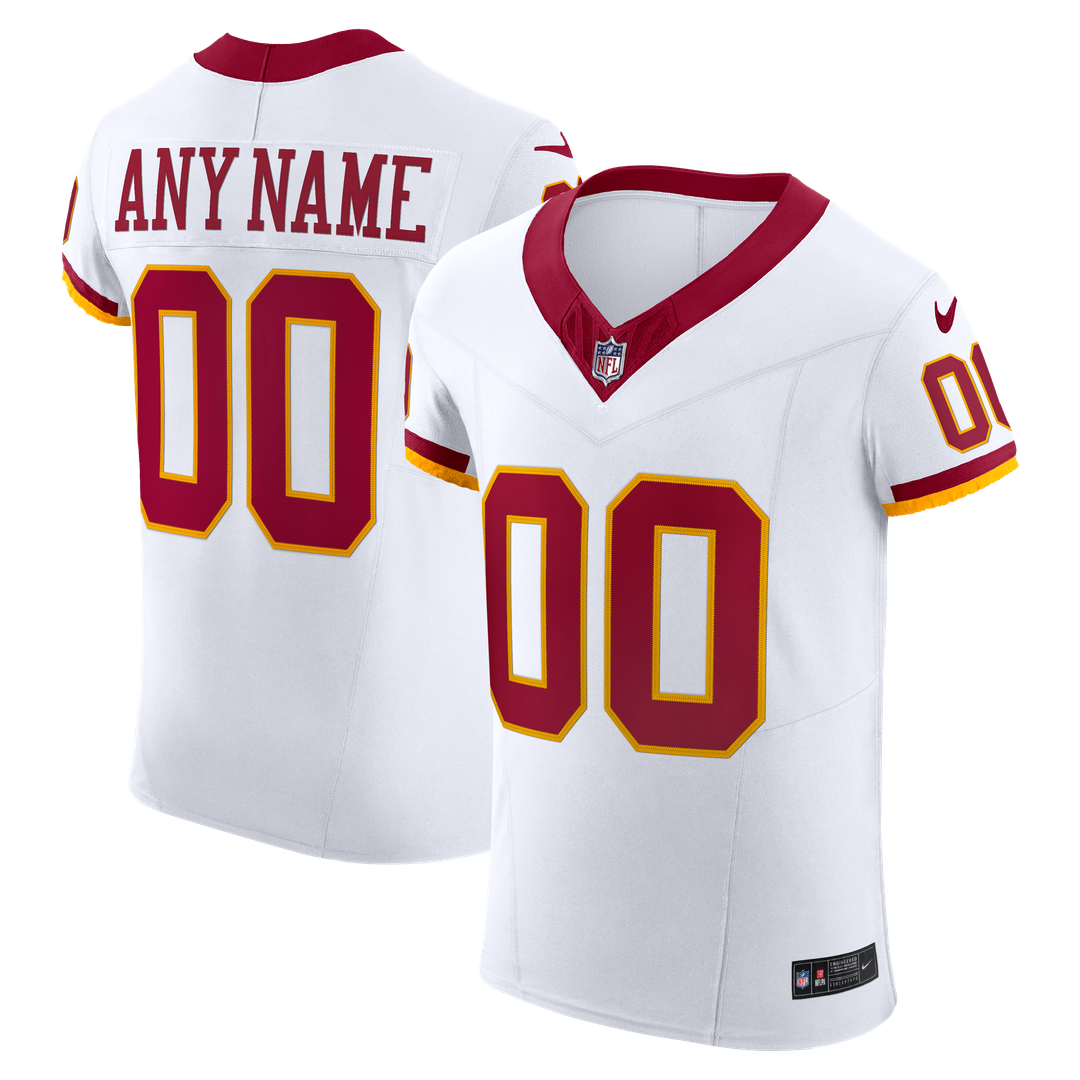 Washington Commanders Nike White Vapor FUSE Elite Custom Jersey