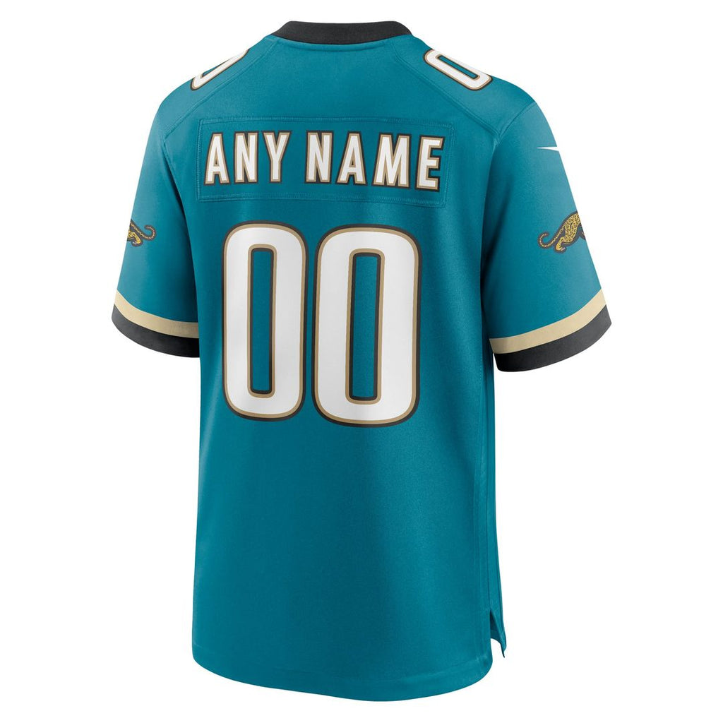 Jacksonville Jaguars Nike Teal Prowler Throwback Custom Jersey