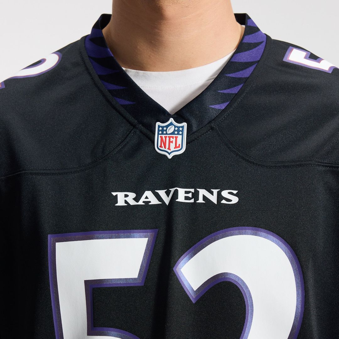 Baltimore Ravens Ray Lewis Nike Black Alternate Retired Game Jersey