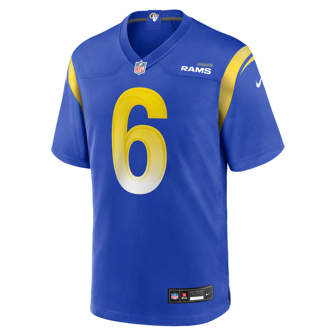 Los Angeles Rams Nick Hampton Nike Royal Game Jersey