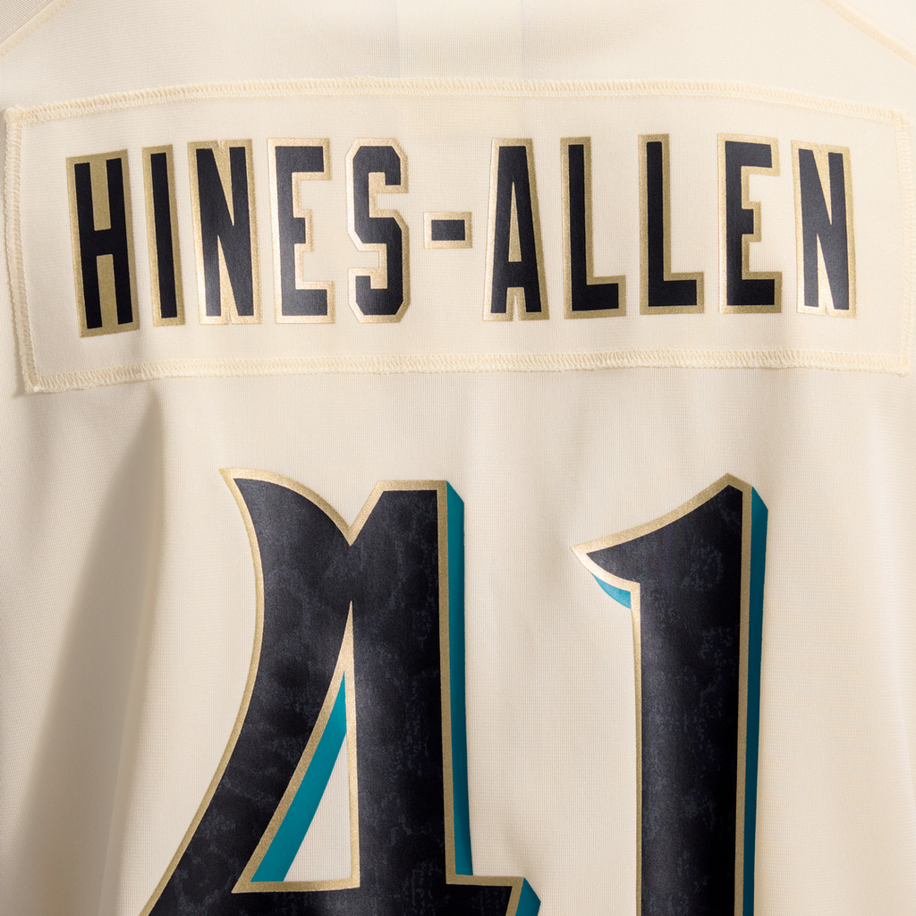 Jacksonville Jaguars Josh Hines - Allen Nike Natural 2026 Rivalries Collection Game Jersey
