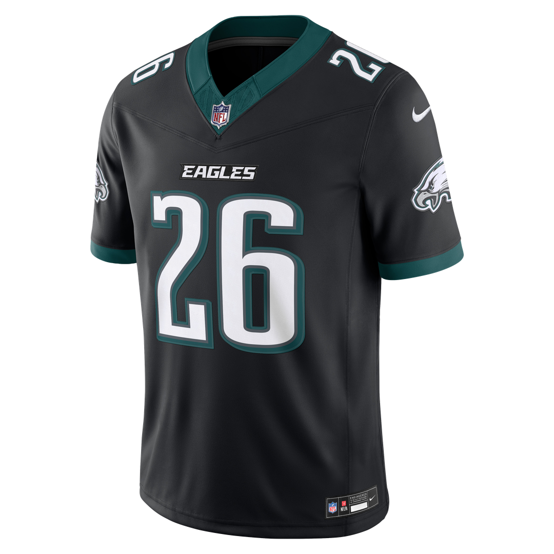 Philadelphia Eagles Saquon Barkley Nike White Vapor FUSE Stitched Limited Jersey