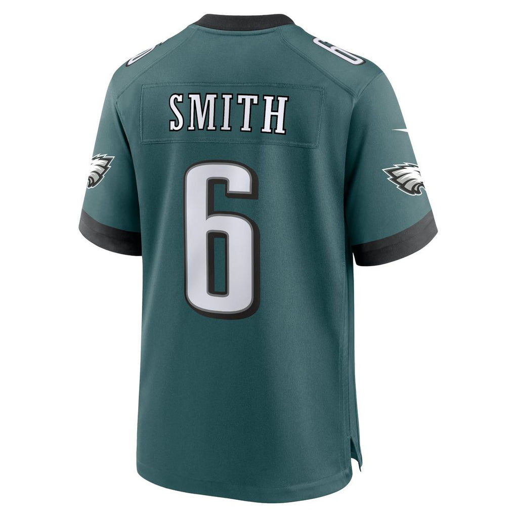 Philadelphia Eagles DeVonta Smith Nike Midnight Green Game Jersey