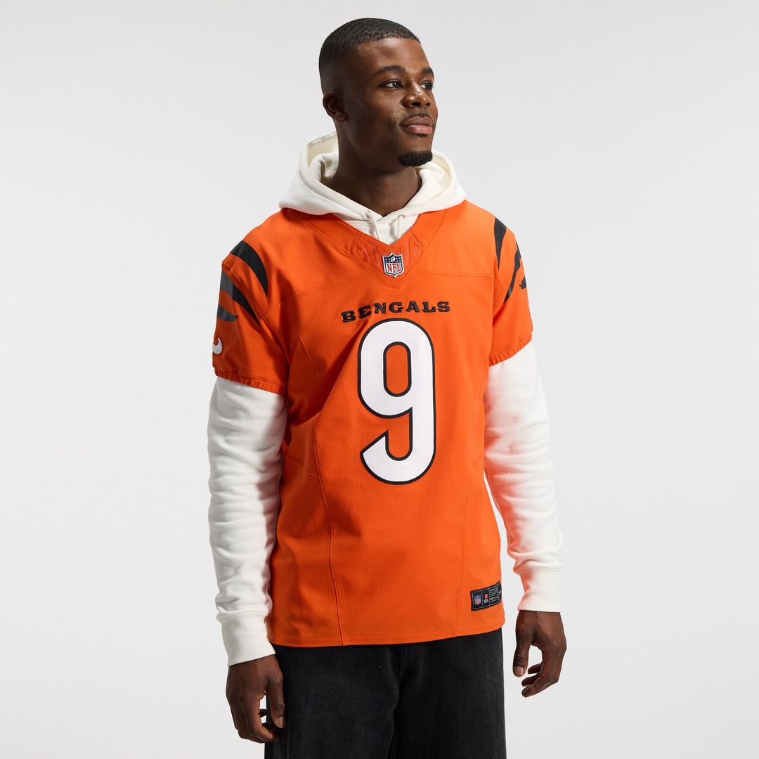 Cincinnati Bengals Joe Burrow Nike Orange Team Vapor FUSE Elite Jersey