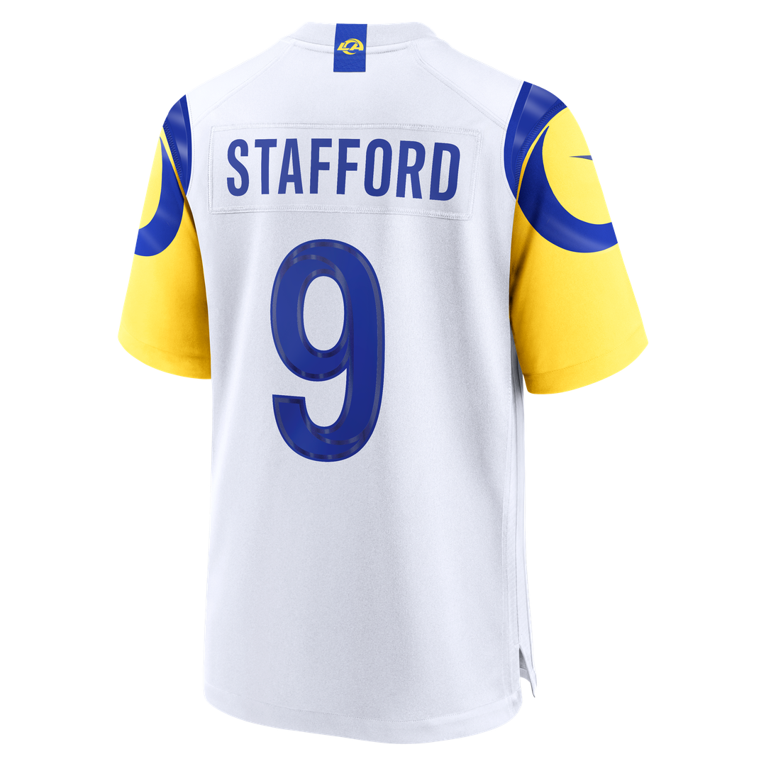 Los Angeles Rams Matthew Stafford Nike White White Game Jersey